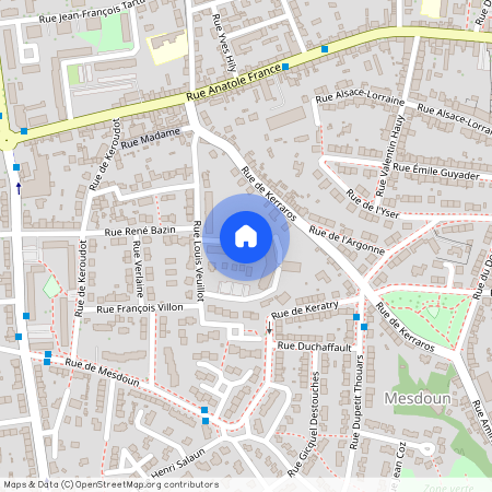 2 Rue Edmond About, 29200 Mesdoun, France, Brest