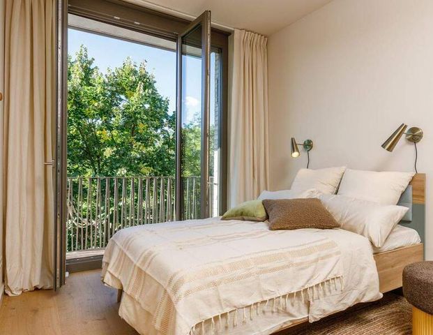 Wohnen mit Blick ins Grüne - möblierte Micro-Apartments am Gleisdreieck-Park - Foto 1