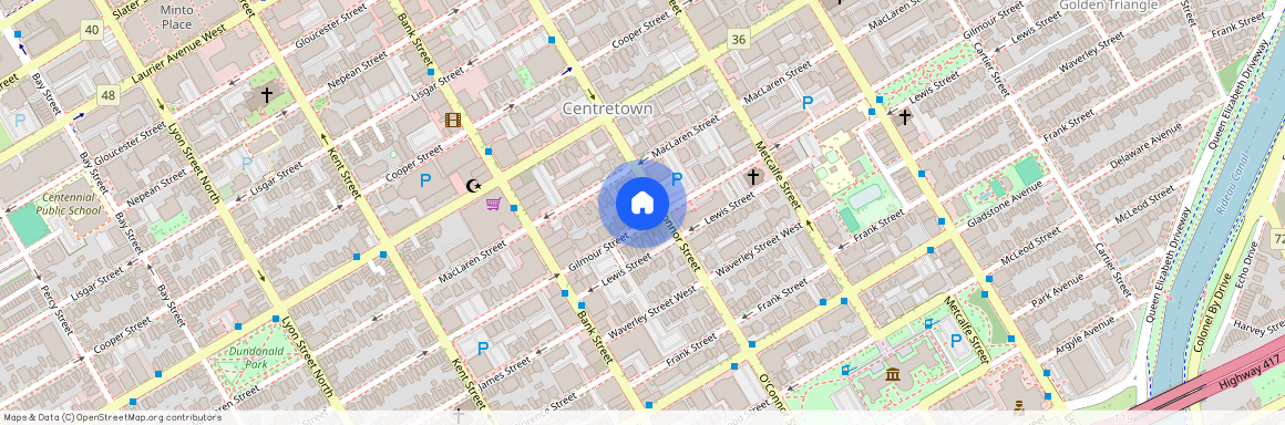 280 O'Connor St, Centretown, Centretown, Ottawa, K2P 1V3