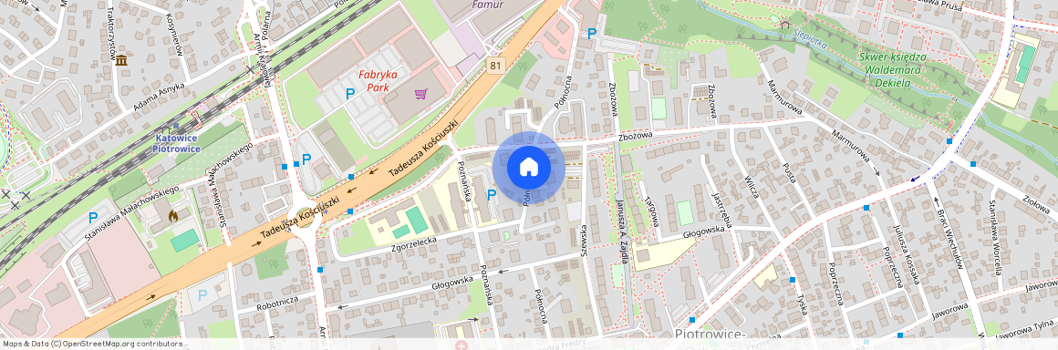ul. Północna, Piotrowice-Ochojec, Katowice, śląskie