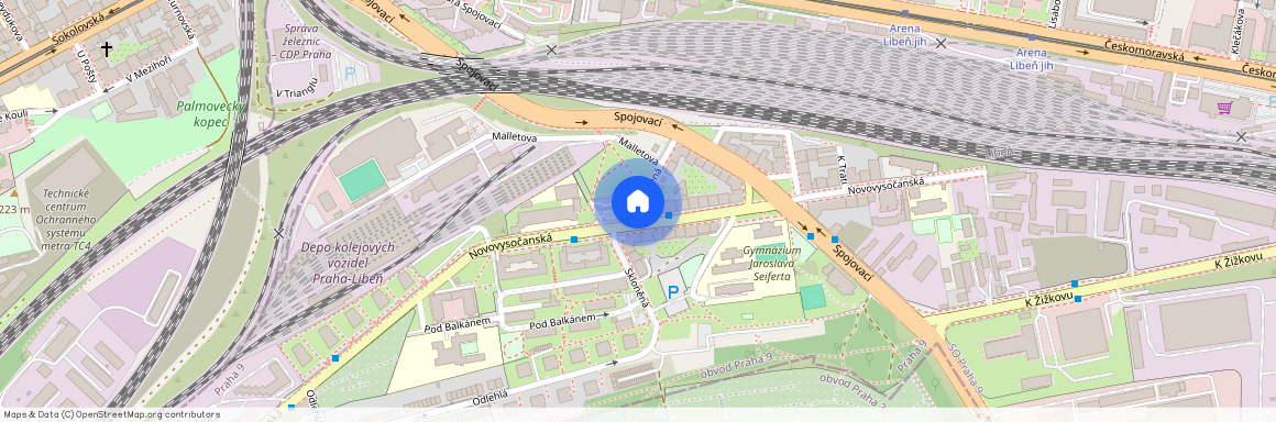 Skloněná, Praha - Vysočany