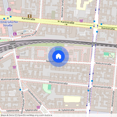 Niebuhrstr. 34, 10629 Berlin OT Charlottenburg, Zur Karte