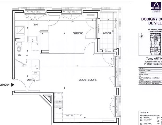location Appartement T2 DE 55.3m² À BOBIGNY - Photo 1