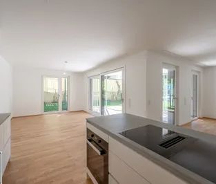 Wohnen mit viel Platz: 4 Zimmer, zwei Terrassen und großer Garten - Erstbezug im Rondelle XIV - Top 2 - Photo 1