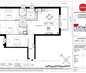 Appartement 4 pièces 79.05 m² - Photo 1