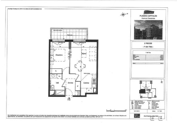 Location appartement 2 pièces, 39.78m², Le Plessis-Robinson - Photo 1