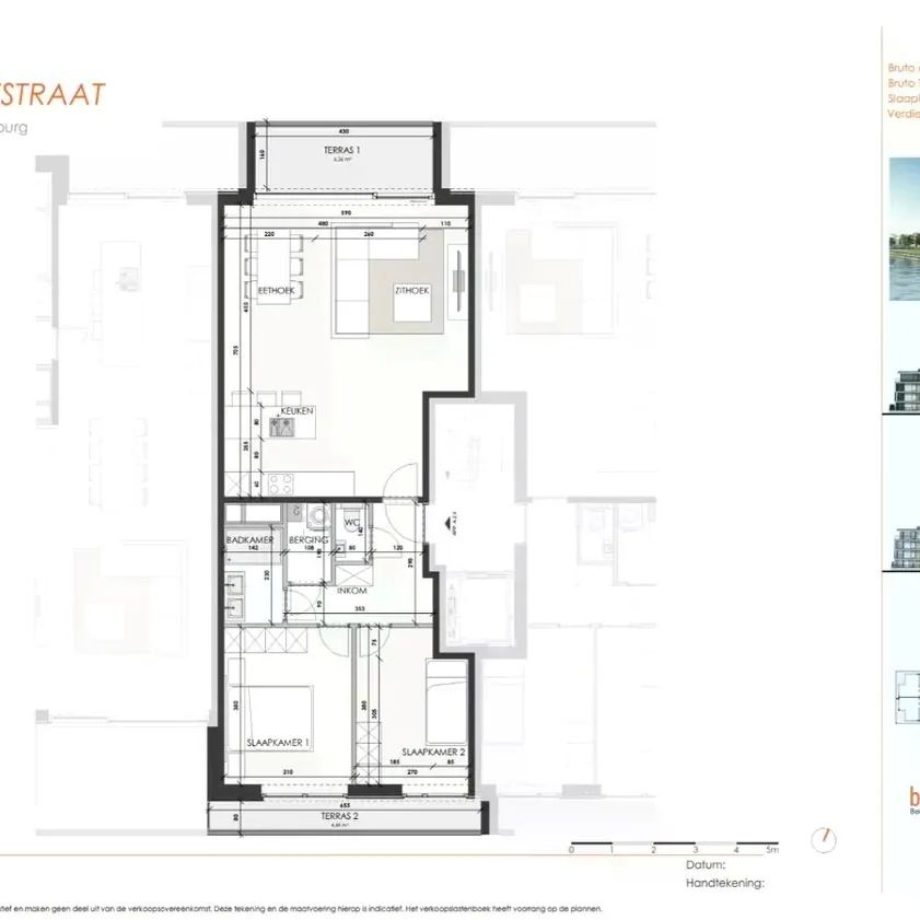 Nieuwbouwappartement met twee slaapkamers gelegen aan het kanaal te Oudenburg - Photo 1