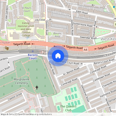 106 Baron's Court Road, London, W14 9EH, United Kingdom