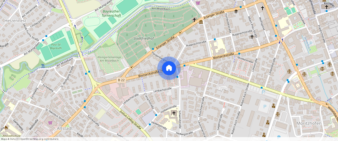 Bismarckstraße **, 95444, Bayreuth