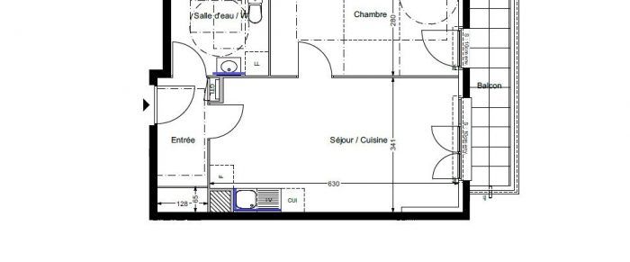 A LOUER - T2 NEUF + PARKING - Photo 1