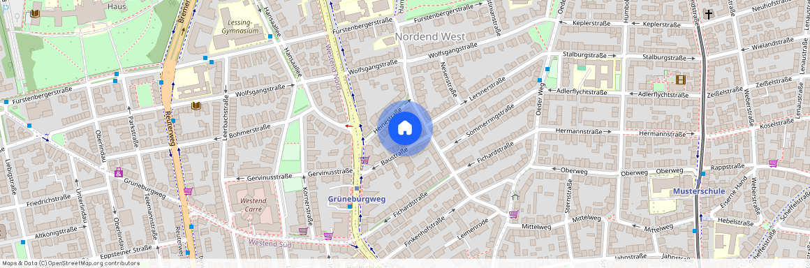 Baustr. 8a, 60322 Frankfurt am Main - Nordend