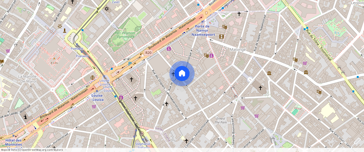 Rue De Stassart - De Stassartstraat 64, 1050 Elsene