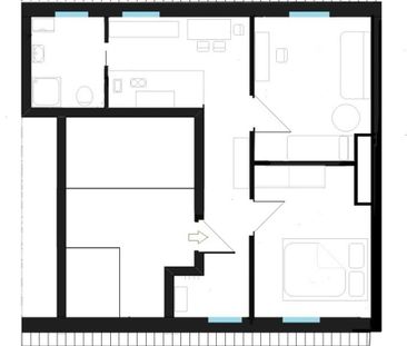 City Wohnung Apartment zu vermieten • warm +bezugsfertig - Foto 1