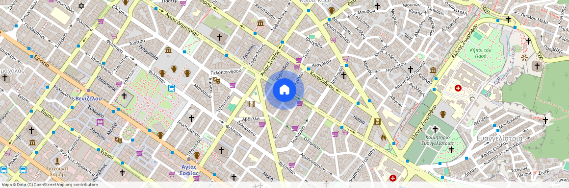 Αγίου Δημητρίου 132-136, 546 35, Θεσσαλονίκη (546 35), Καμάρα - Ροτόντα (Κέντρο Θεσσαλονίκης)