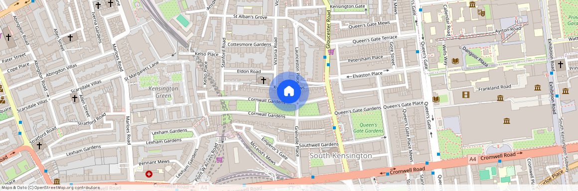 Cornwall Gardens, South Kensington, London, SW7