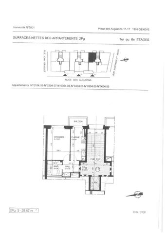 2 Zimmer, 29 m², 5. Stock - Foto 3