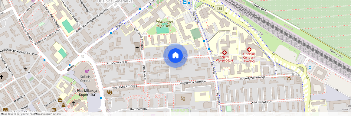 ul. Grunwaldzka, Śródmieście, Opole, opolskie