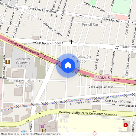 Avenida Río San Joaquín, Ampliación Granada, Nuevo Polanco, Ciudad de México, Miguel Hidalgo, Ciudad de México, 11529, México