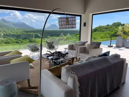 Villa dans un domaine résidentiel avec superbe vue sur le Morne Brabant - Photo 2