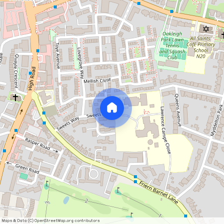 Sweets Way, Whetstone, N20