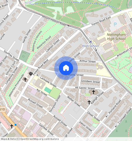 Flat 3, ** Burns Street, Nottingham, NG7 4DT