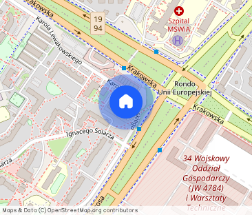 Wynajmę dwupokojowe przy ulicy Lewakowskiego 1a ST Tower Klimatyzacja - Фото 1