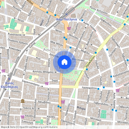28ης Οκτωβρίου, 360 111 41 Αθήνα, Κυπριάδου - Άνω Πατήσια (Αθήνα - Κέντρο)