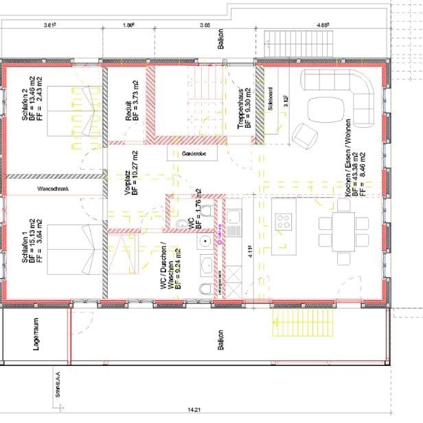 Charmante 3.5-Zimmer-Wohnung in Oberdiessbach - Foto 2