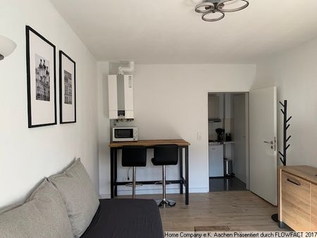 Aachen-City: Mod. möbl., helles u. ruhig im Hof gelegenes Appartment - Photo 2