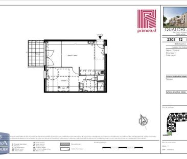 Appartement à louer 2 pièces 43.5m² - Photo 1