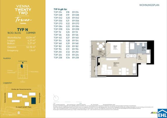 TOWER HOMES – Erstklassige Ausstattung & Rooftop Wellness - Foto 1