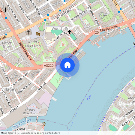 Cadogan Pier, Cheyne Walk, London, SW3