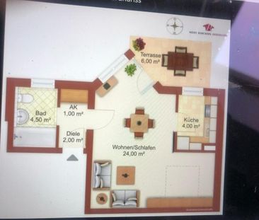 1,5 Zimmer Wohnnug Unterhaching - Foto 1