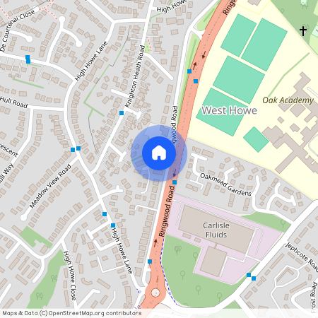 High Oaks Gardens, Bournemouth, BH11