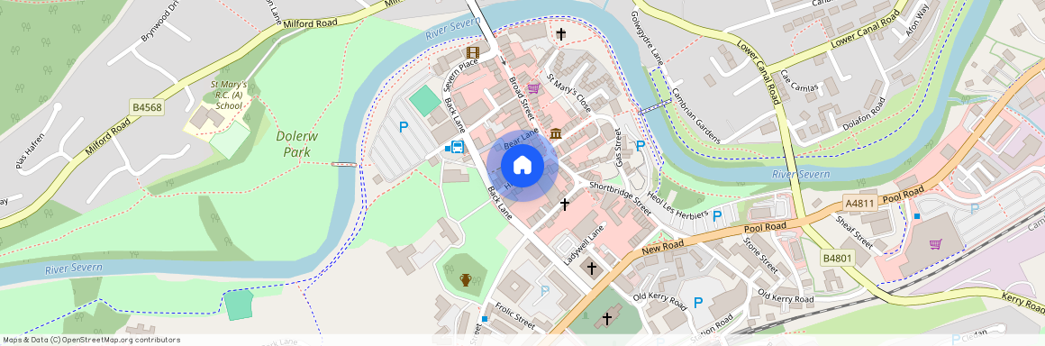 High Street, Newtown, Powys, SY16