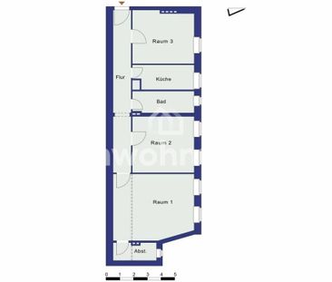 TAUSCHWOHNUNG 3,5 zimmer frish renovierter Altbau - Foto 1