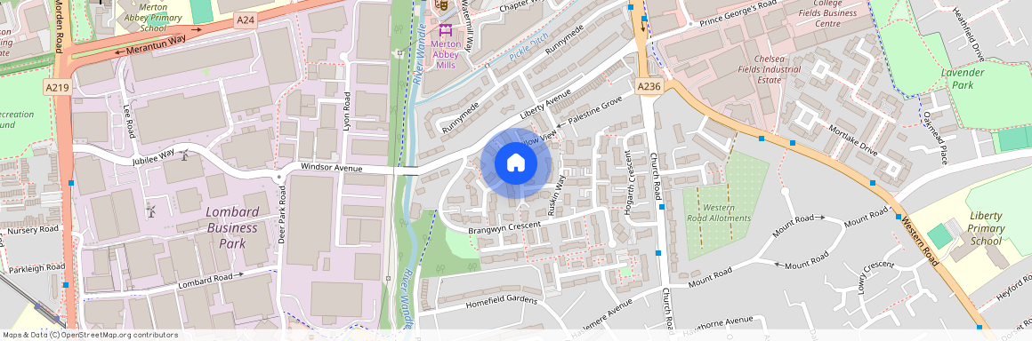 Sutherland Drive, Merton Abby Estate, Wimbledon, London, SW19