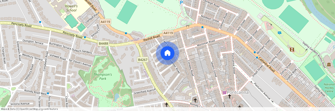 Llanfair Road, Pontcanna, Cardiff