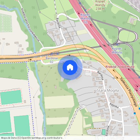 ul. Bardosa, Mogiła, Nowa Huta, Kraków, małopolskie