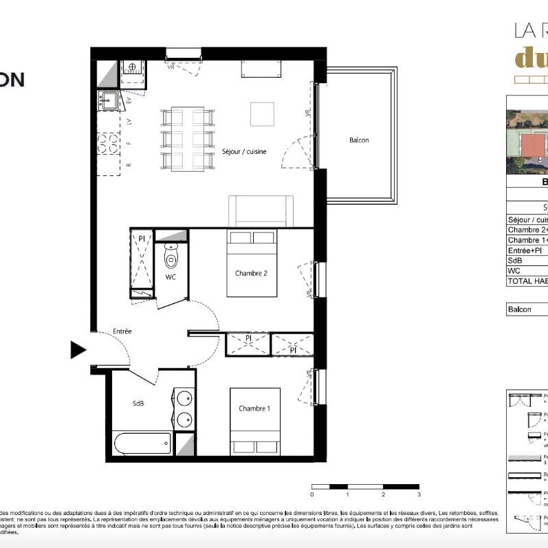 Appartement 3 pièces - Photo 2