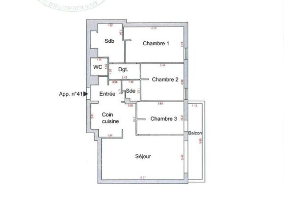 location Appartement T4 DE 78.8m² À FRANCONVILLE - Photo 1