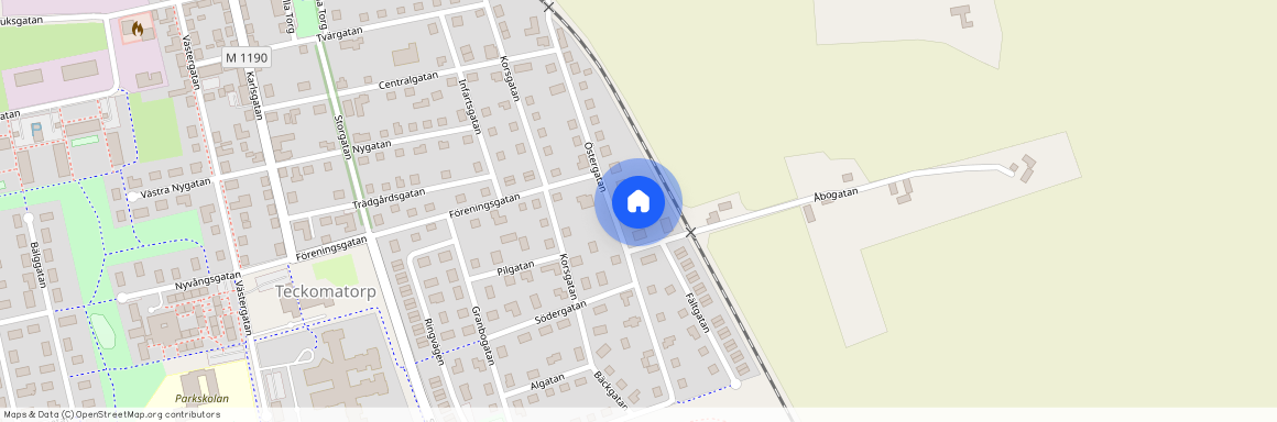 Östergatan 23B, Teckomatorp