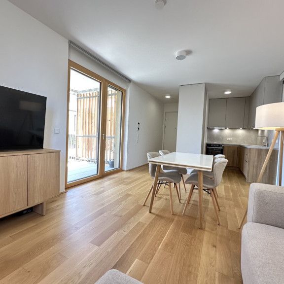STILVOLL MÖBLIERTE 2-ZIMMER-NEUBAUWOHNUNG MIT SONNIGER TERRASSE - Foto 1