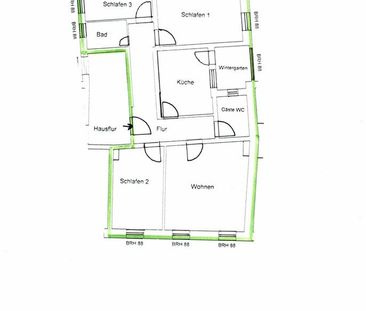 Hochwertige und schöne 4-Raumwohnung in guter Lage mit Wintergarten - Foto 1