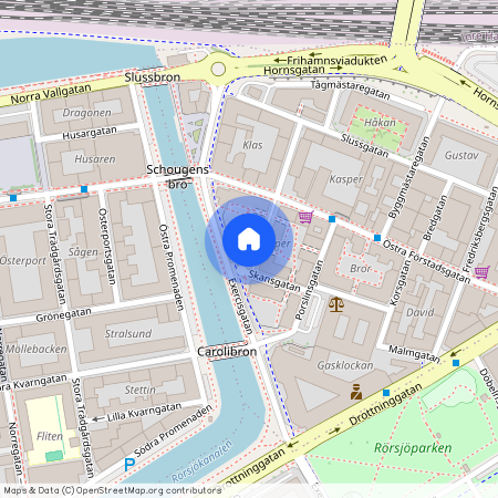 Östra Förstadsgatan 5C, Slussen