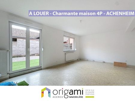 ACHENHEIM - Charmante maison mitoyenne - Photo 2