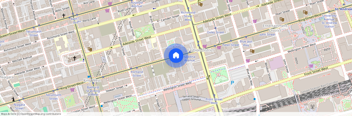 google map, Old Toronto, Old Toronto, Toronto, M5V 1K4