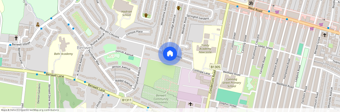 Oakfield Gardens, Newcastle upon Tyne, NE15