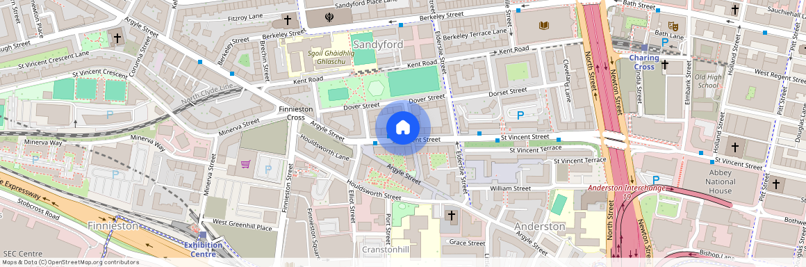 Large 2 bed @ St Vincent Street, G3