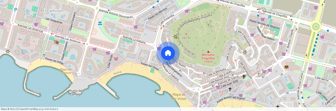 Noruega, Arona, Santa Cruz de Tenerife, See map
